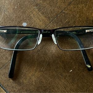 David green handmade eyeglass frame 52-16-140 Dark blue and green